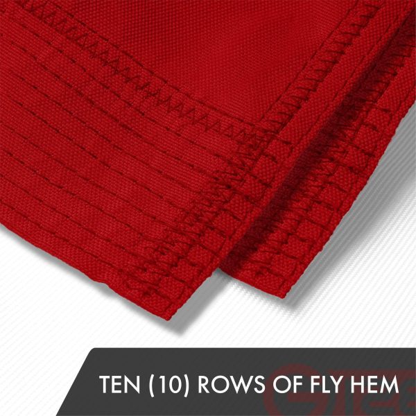 G128 American USA Flag | 20x38 Ft | ToughWeave Series Embroidered 600D Polyester | Country Flag, Embroidered Stars, Sewn Stripes, Indoor/Outdoor, Brass Grommets - Image 5