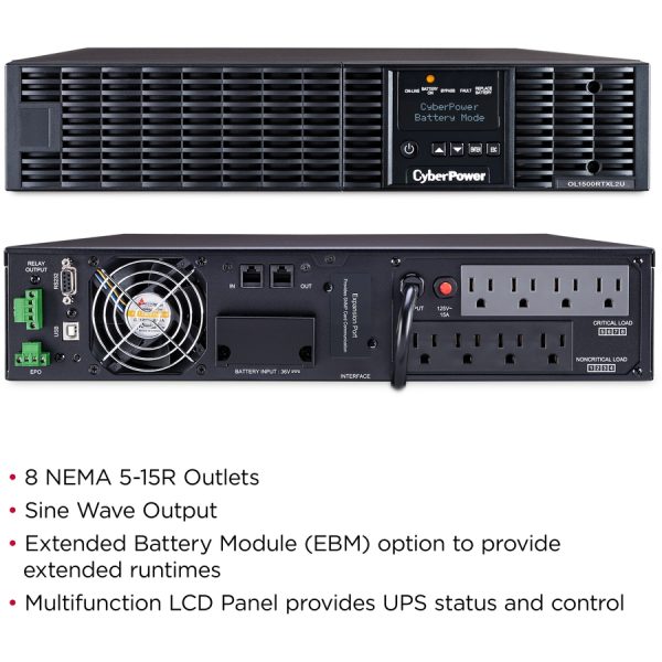 CyberPower OL1500RTXL2U Smart App Online UPS Systems - Image 4