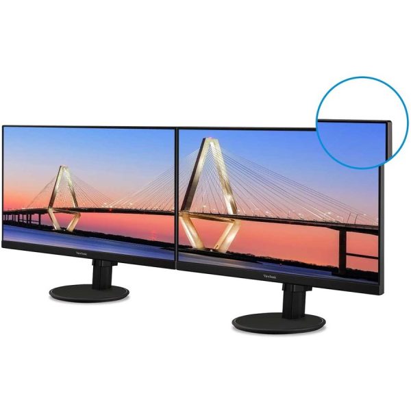 ViewSonic VA2747-MHJ 27 Inch Full HD 1080p Monitor with Advanced Ergonomics, FreeSync, 100Hz, Ultra-Thin Bezel, Eye Care, HDMI, VGA Inputs for Home and Office - Image 7