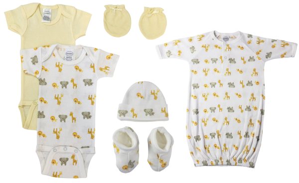 Unisex Newborn Baby 6 Pc  Sets Nc_0689