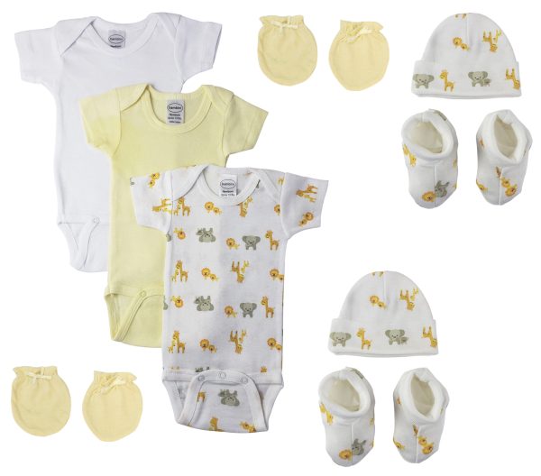Unisex Newborn Baby 9 Pc  Sets Nc_0677