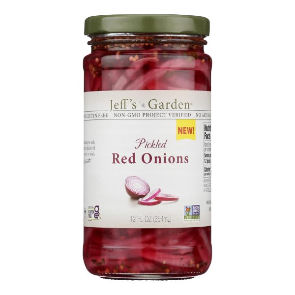Jeff's Garden - Onions Pickled Red - Case of 6-12 FZ