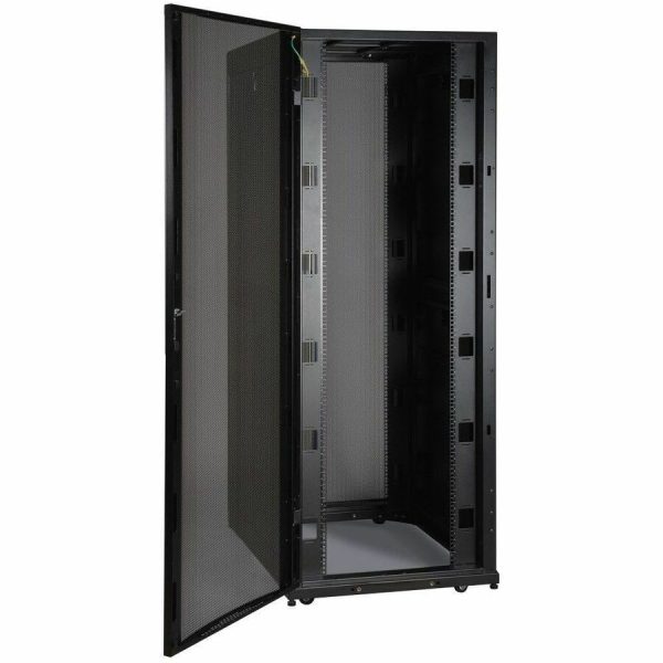 Eaton Tripp Lite Series 42U SmartRack Wide Standard-Depth Rack Enclosure Cabinet with Doors and Side Panels - Image 2