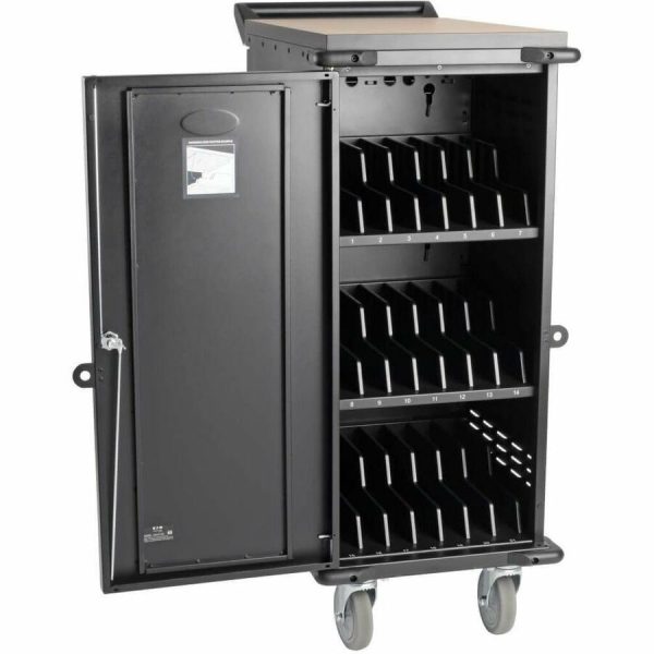 Eaton Tripp Lite Series 21-Device AC Charging Cart for Laptops and Chromebooks - 120V, NEMA 5-15P, 10 ft. (3.05 m) Cord, Black - Image 2