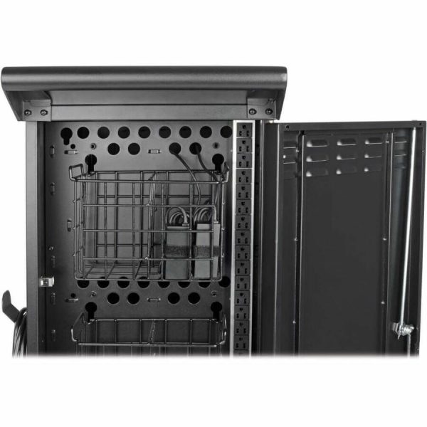Eaton Tripp Lite Series 21-Device AC Charging Cart for Laptops and Chromebooks - 120V, NEMA 5-15P, 10 ft. (3.05 m) Cord, Black - Image 6