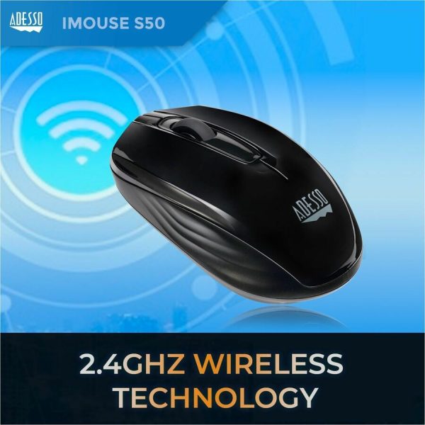 Adesso iMouse S50 - 2.4GHz Wireless Mini Mouse - Image 2