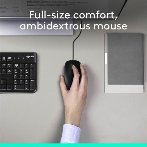 Logitech MK120 Desktop Corded Combo Set - Image 3