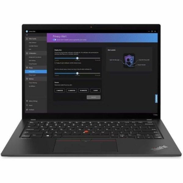 Lenovo ThinkPad T14s Gen 4 21F8004AUS 14" Touchscreen Notebook - WUXGA - AMD Ryzen 7 PRO 7840U - 16 GB - 512 GB SSD - English Keyboard - Deep Black - Image 8