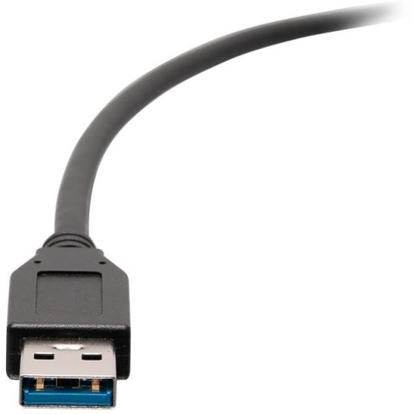 C2G 0.5ft USB C to USB A Cable - USB C to A Cable - USB 3.2 Gen 1 - 3A, 5Gbps - Black - M/M - Image 3