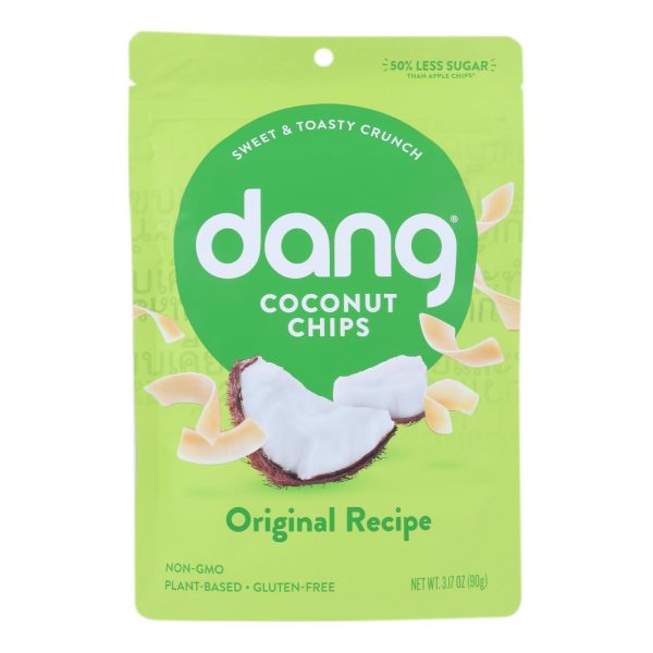 Dang - Toasted Coconut Chips - Original Recipe - Case of 12 - 3.17 oz. - Image 3