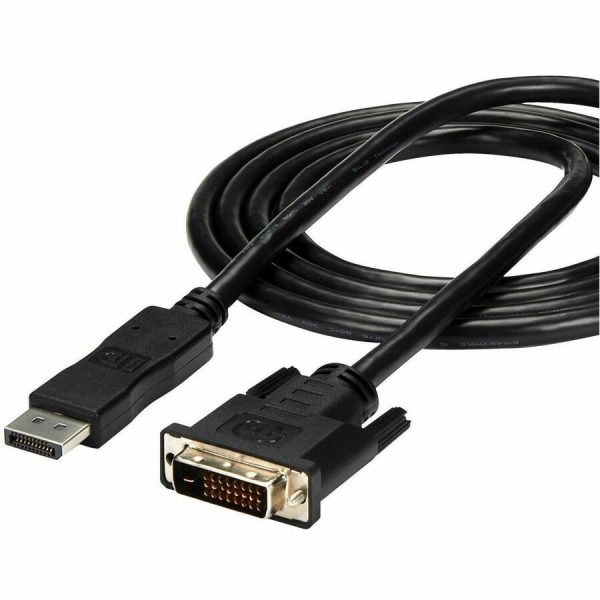StarTech.com 6ft (1.8m) DisplayPort to DVI Cable, DisplayPort to DVI Adapter Cable, DP to DVI-D Converter, Replaced by DP2DVI2MM6 - Image 7