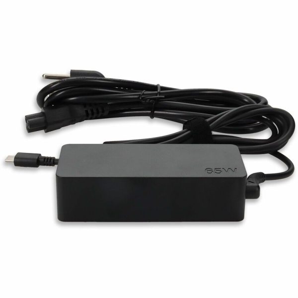 Addon Lenovo 4X20M26268 Compatible 65W 20V at 3.25A Black USB-C Laptop Power Adapter and Cable - Image 2