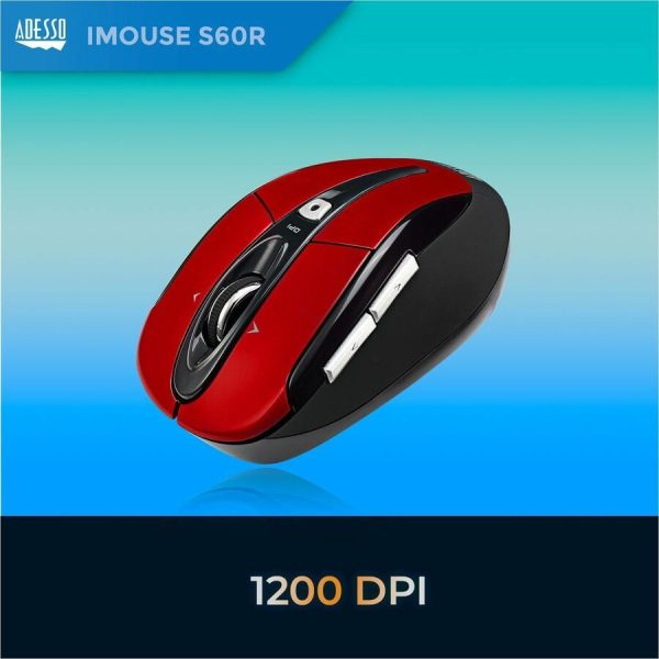 Adesso iMouse S60R - 2.4 GHz Wireless Programmable Nano Mouse - Image 3