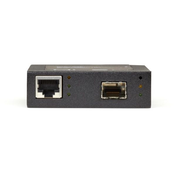Black Box Gb ETH PoE+ MED CONV 10/100/1000-Mbps COP to 1000-Mbps FBR SFP - Image 2