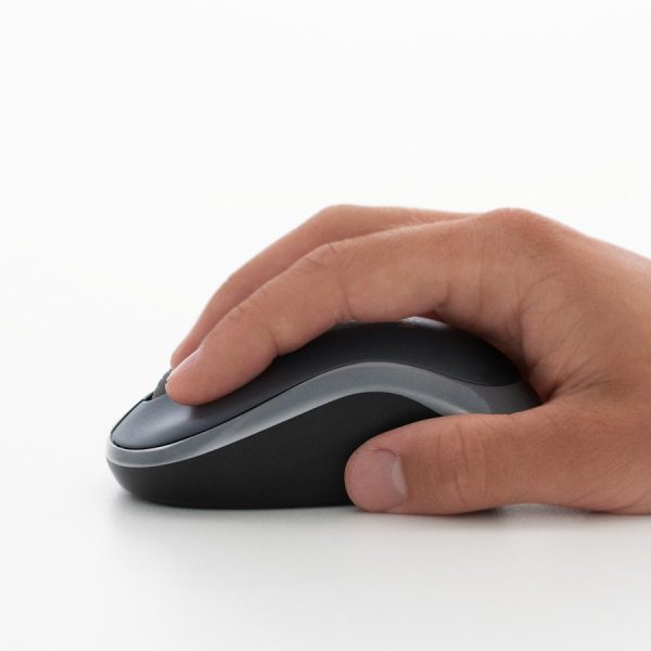 Logitech M185 Wireless Mouse, 2.4GHz with USB Mini Receiver, 12-Month Battery Life, 1000 DPI Optical Tracking, Ambidextrous, Compatible with PC, Mac, Laptop (Blue) - Image 5