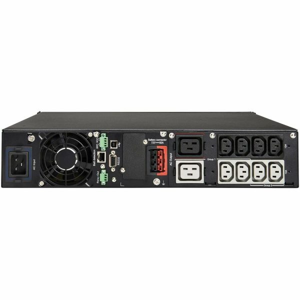 Eaton Tripp Lite Series SmartPro 3000VA 3000W 208/230V Line-Interactive Sine Wave UPS - 10 Outlets, Extended Run, Network Card Option, LCD, USB, DB9, 2U Rack/Tower - Image 4