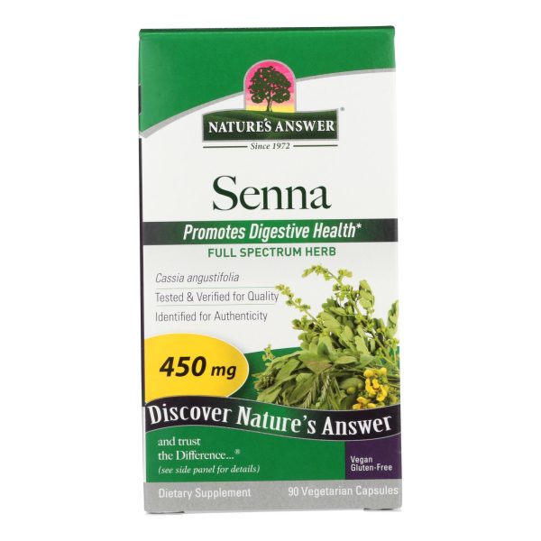 Nature's Answer - Senna Leaf - 90 Capsules - Image 2