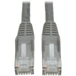 Eaton Tripp Lite Series Cat6 Gigabit Snagless Molded (UTP) Ethernet Cable (RJ45 M/M), PoE, Gray, 50 ft. (15.24 m)