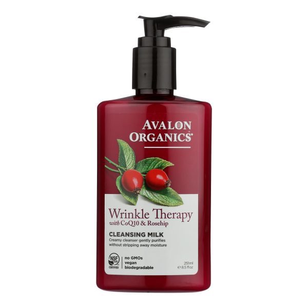 Avalon Organics CoQ10 Facial Cleansing Milk - 8.5 fl oz - Image 2