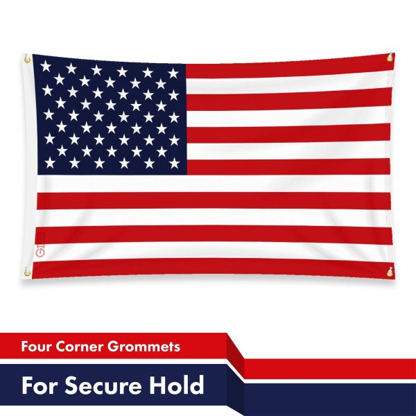 G128 5 Pack: American USA Flag | 3x5 Ft | LiteWeave Pro Series Printed 150D Polyester, 4 Corner Brass Grommets | Country Flag, Vibrant Colors, Perfect For Balcony, More Durable Than 100D 75D Polyester - Image 6