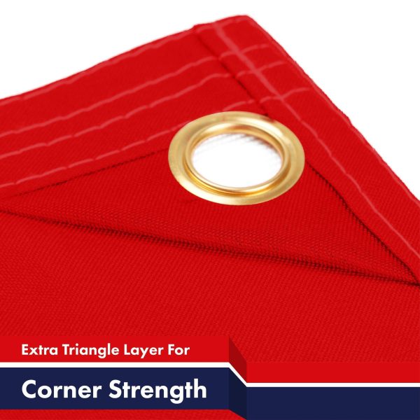 G128 5 Pack: American USA Flag | 3x5 Ft | LiteWeave Pro Series Printed 150D Polyester, 4 Corner Brass Grommets | Country Flag, Vibrant Colors, Perfect For Balcony, More Durable Than 100D 75D Polyester - Image 7