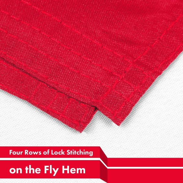 Denmark Danish Flag 3x5 Ft 3-Pack 150D Printed Polyester By G128 - Image 5
