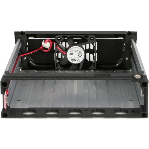 StarTech.com Aluminum Black SATA Hard Drive Drawer - Storage mobile rack - black - Image 2
