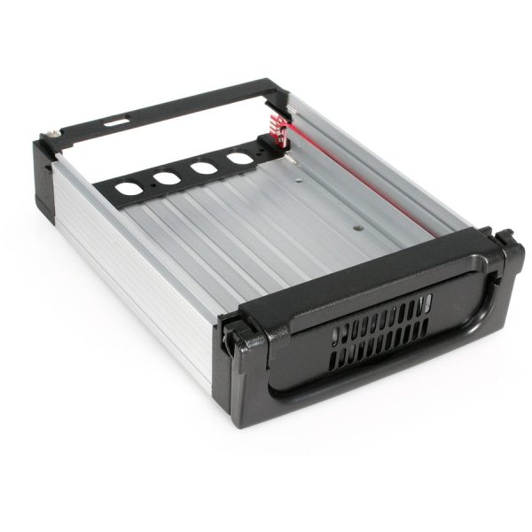 StarTech.com Aluminum Black SATA Hard Drive Drawer - Storage mobile rack - black - Image 6