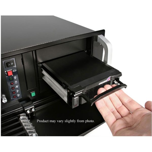 StarTech.com Aluminum Black SATA Hard Drive Drawer - Storage mobile rack - black - Image 7