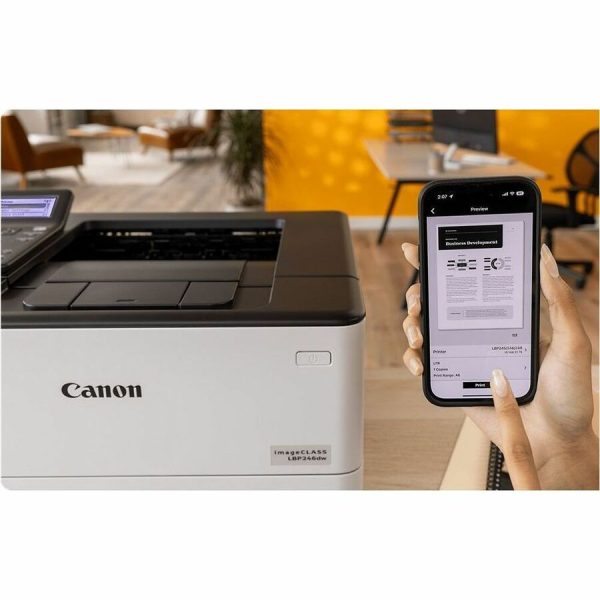 Canon imageCLASS LBP LBP246dw Desktop Wireless Laser Printer - Monochrome - Image 6