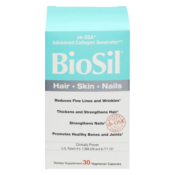 Biosil - Hair Skin Nails - 1 Each-30 VCAP - Image 2