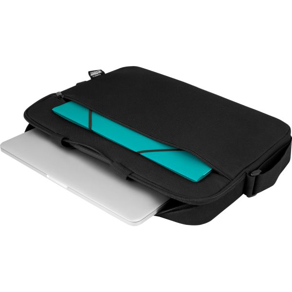 Urban Factory Nylee Carrying Case (Messenger) for 14" Notebook - Black - Image 4