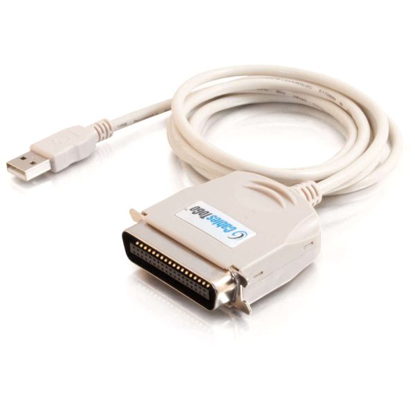 C2G 6ft USB to C36 Parallel Printer Adapter Cable - Image 2