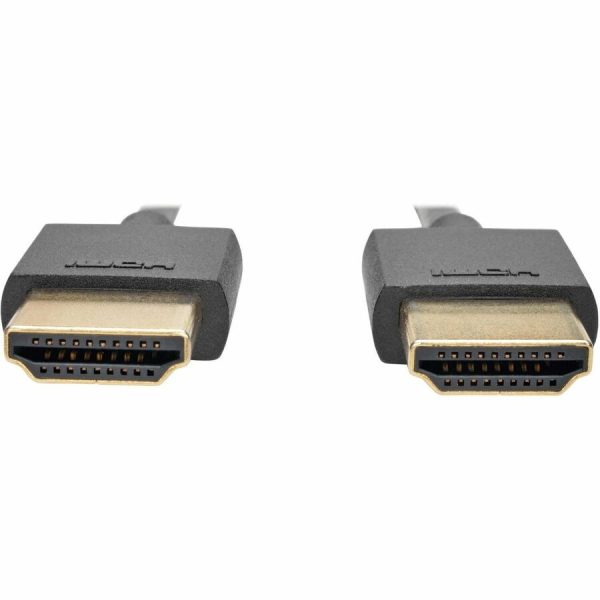 Eaton Tripp Lite Series Slim High-Speed HDMI Cable with Ethernet and Digital Video with Audio, UHD 4K 60 Hz (M/M), Black, 10 ft. (3.1 m) - Image 3