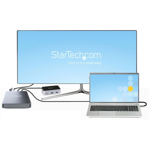 StarTech.com 4 Bay Thunderbolt 3 NVMe Enclosure, For M.2 NVMe SSD Drives, 1x DisplayPort Video and 2x TB3 Downstream Ports, 40Gbps - Image 10