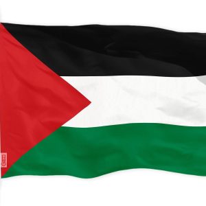 G128 Palestine Palestinian Flag | 3x5 feet | Printed 150D, Indoor/Outdoor, Vibrant Colors, Brass Grommets, Quality Polyester, Much Thicker More Durable Than 100D 75D Polyester