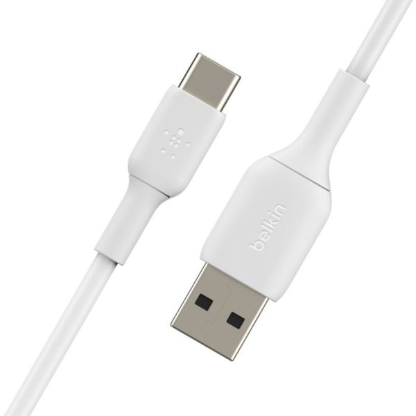 Belkin USB-C to USB-A Cable (2m / 6.6ft, White) - Image 3