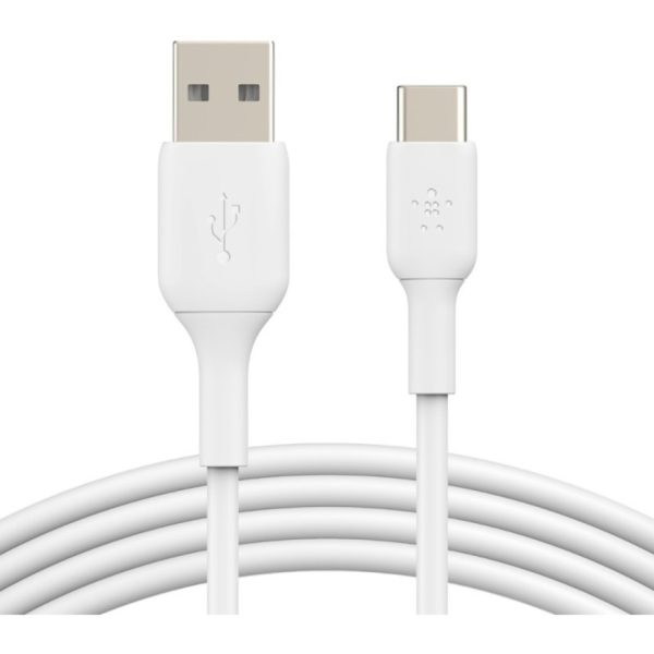 Belkin USB-C to USB-A Cable (2m / 6.6ft, White) - Image 5