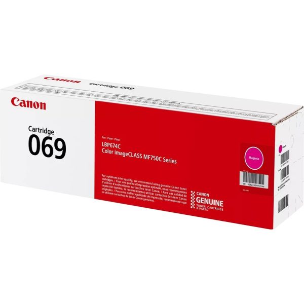 Canon 069 Original Standard Yield Laser Toner Cartridge - Magenta - 1 Pack - Image 4
