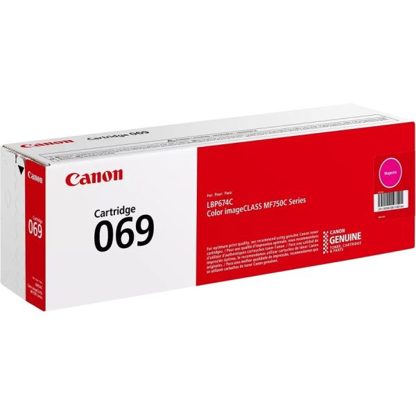 Canon 069 Original Standard Yield Laser Toner Cartridge - Magenta - 1 Pack - Image 5
