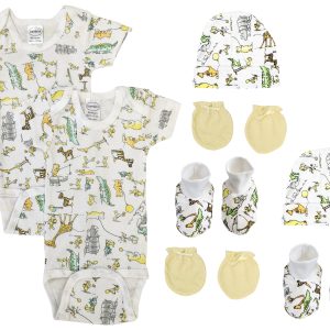 Unisex Newborn Baby 8 Pc  Sets Nc_0568