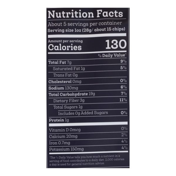 Siete Tortilla Chip - Lime - Case of 12 - 5 oz - Image 3