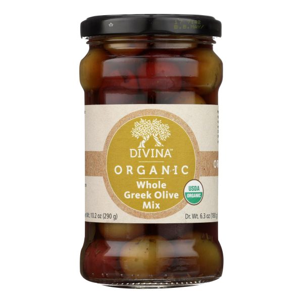 Divina - Organic Greek Mixed Olives - Case of 6 - 6.35 oz. - Image 3