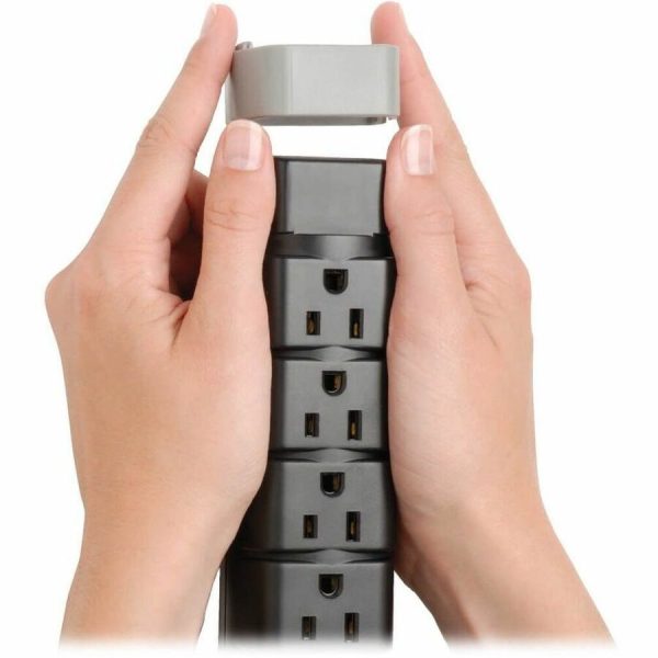 Eaton Tripp Lite Series Protect It! 8-Outlet Surge Protector, 6 ft. (1.83 m) Cord, 2160 Joules, Tel/DSL Protection, Cord Clip - Image 6