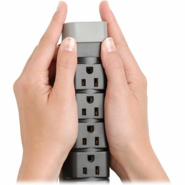 Eaton Tripp Lite Series Protect It! 8-Outlet Surge Protector, 6 ft. (1.83 m) Cord, 2160 Joules, Tel/DSL Protection, Cord Clip - Image 9