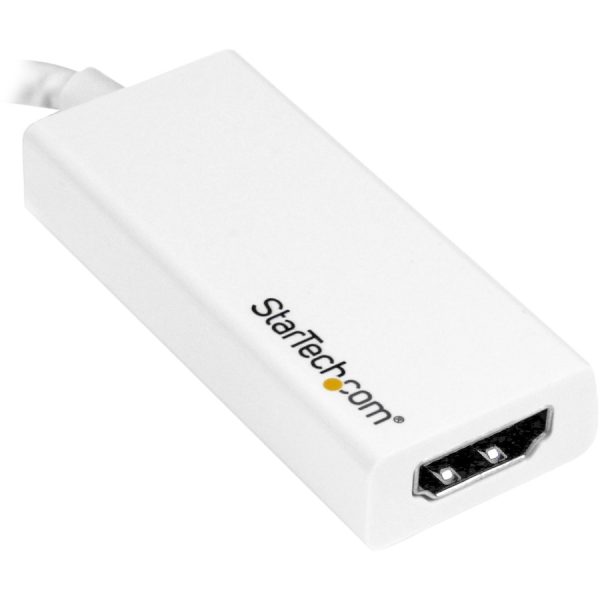 StarTech.com - USB-C to HDMI Adapter - 4K 30Hz - White - USB Type-C to HDMI Adapter - USB 3.1 - Thunderbolt 3 Compatible - Image 3