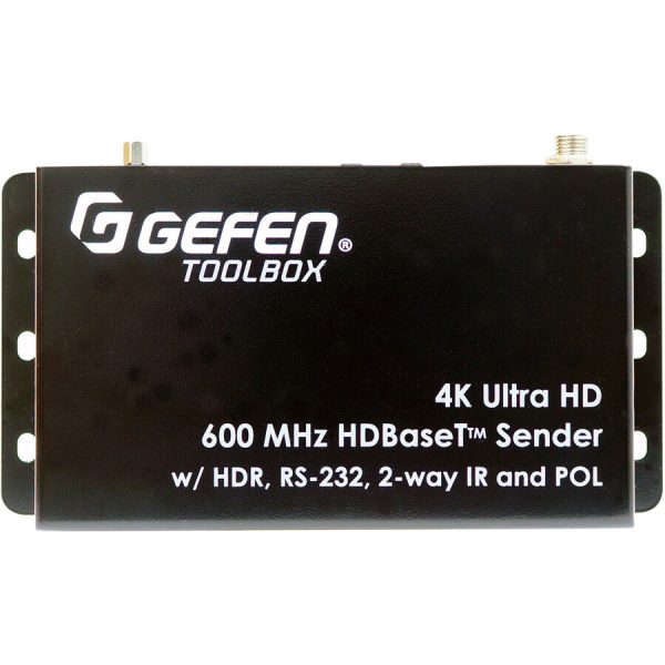 Gefen 4K Ultra HD 600 MHz HDBaseT Extender w/ HDR, RS-232, 2-way IR, and POL - Image 4