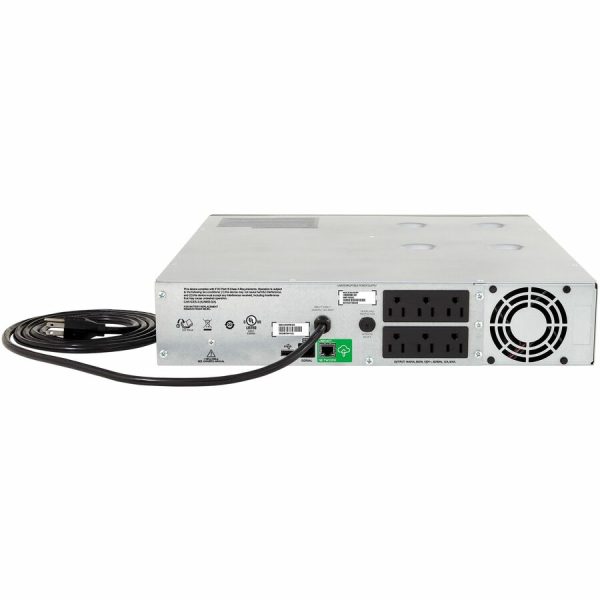 APC Smart-UPS C, Line Interactive, 1440VA, Rackmount 2U, 120V, 6x NEMA 5-15R outlets, SmartConnect port, USB and Serial communication, AVR,Graphic LCD - Image 3
