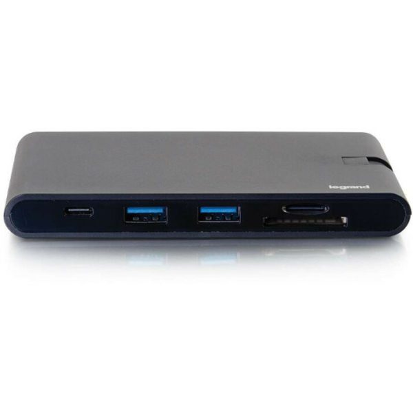 C2G USB C Dock with HDMI, VGA, Ethernet, USB, SD & Power Delivery up to 100W - Image 2