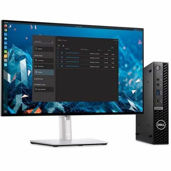 Dell OptiPlex 7000 7020 Plus Desktop Computer - Intel Core i7 14th Gen i7-14700T - vPro Technology - 16 GB - 512 GB SSD - Micro PC - Black - Image 4